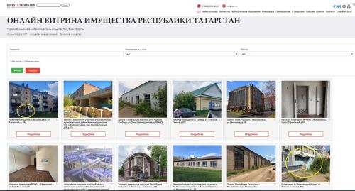 Первые итоги работы цифровой «Витрины имущества» в Татарстане