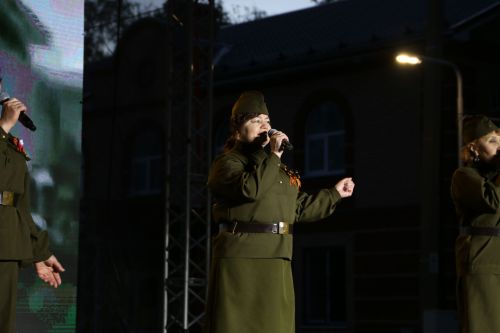 День Победы в Алексеевском завершился концертом и праздничным салютом
