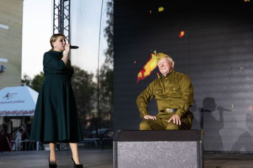 День Победы в Алексеевском завершился концертом и праздничным салютом