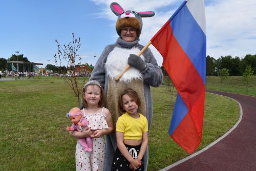 Фоторепортаж с празднования Дня России в Алексеевском