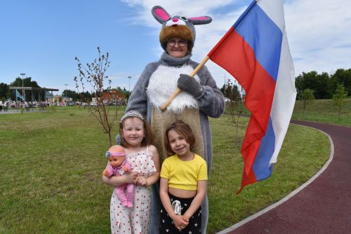 Фоторепортаж с празднования Дня России в Алексеевском