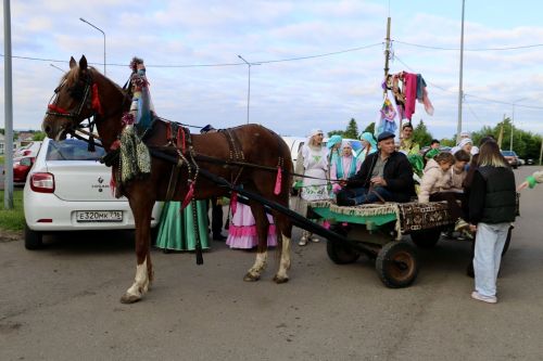 В Алексеевском прошел традиционный сбор подарков к Сабантую