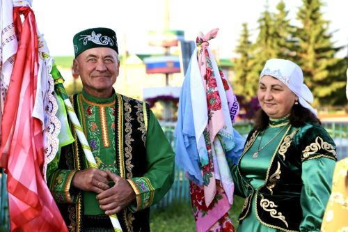 В Алексеевском прошел традиционный сбор подарков к Сабантую