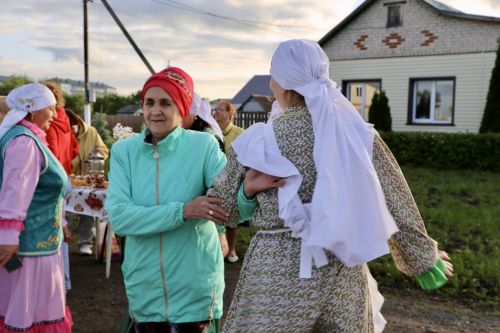 В Алексеевском прошел традиционный сбор подарков к Сабантую