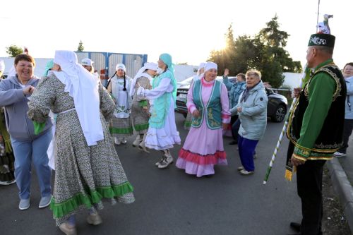 В Алексеевском прошел традиционный сбор подарков к Сабантую