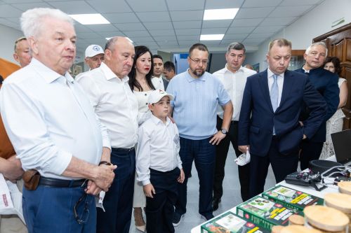 В Алексеевском районе открыли агротехкласс кооперативного профиля