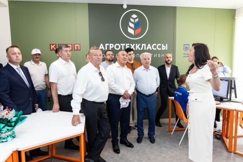 В Алексеевском районе открыли агротехкласс кооперативного профиля