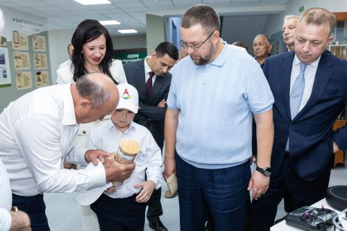 В Алексеевском районе открыли агротехкласс кооперативного профиля