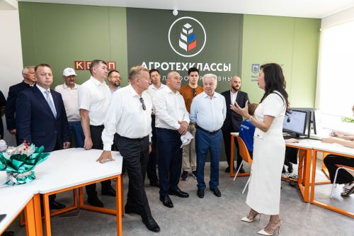 В Алексеевском районе открыли агротехкласс кооперативного профиля