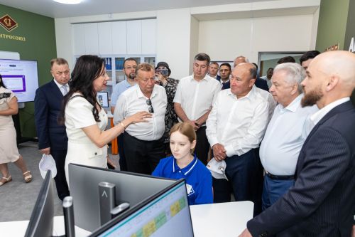 В Алексеевском районе открыли агротехкласс кооперативного профиля