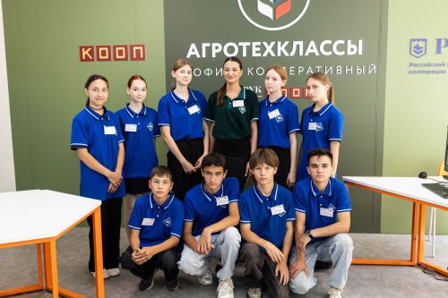 В Алексеевском районе открыли агротехкласс кооперативного профиля