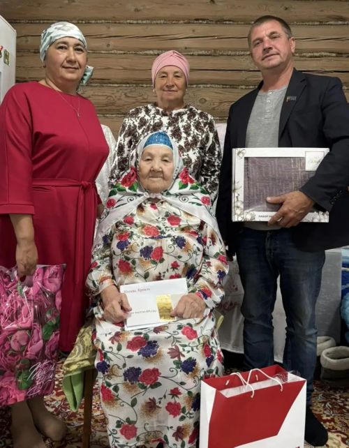 Жительница села Нижние Тиганы отметила 96-летие