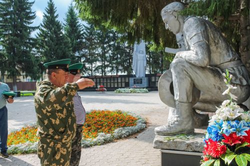 В Алексеевское прибыл участник велопробега памяти погибших бойцов СВО