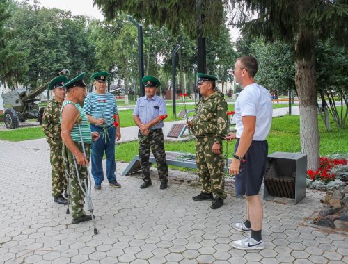 В Алексеевское прибыл участник велопробега памяти погибших бойцов СВО