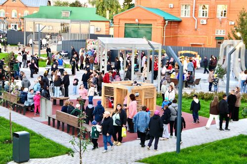 В Алексеевском районе появилось место для отдыха, спорта и творчества