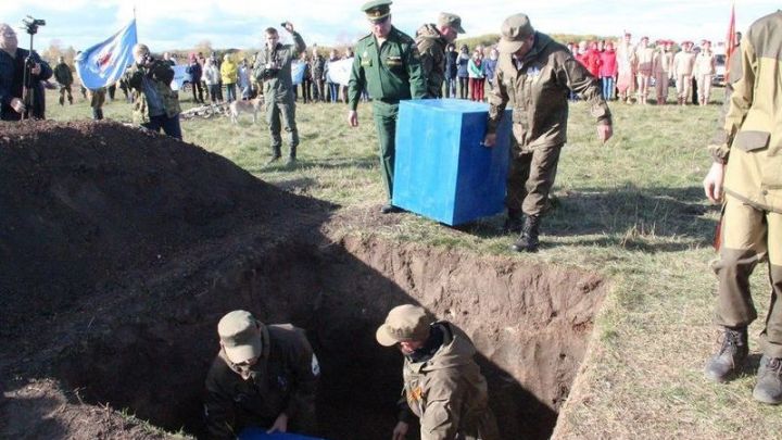 В Спасском районе состоялось захоронение останков жертв Гражданской войны
