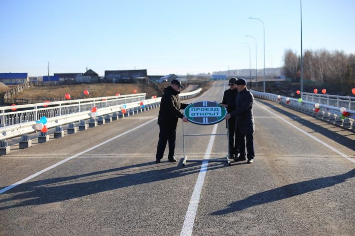 Фоторепортаж: В Алексеевском районе открыли мостовой переход через реку Тиганка