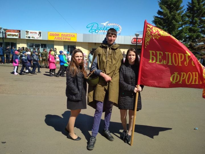 Видеорепортаж и фото: В Алексеевском районе прошла репетиция Парада Победы