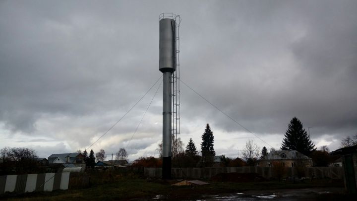 На средства самообложения в Алексеевском установлена водонапорная башня