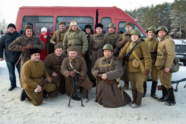 Участники военно-исторического клуба «Звезда»  приняли участие в реконструкции операции «Кольцо»