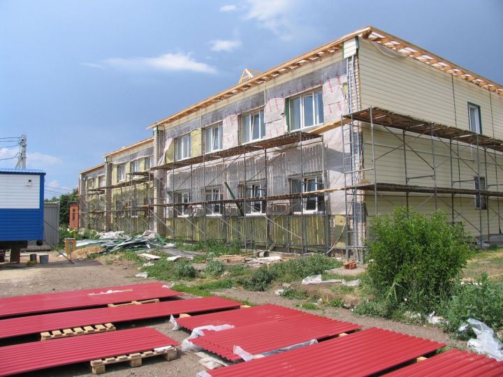 Полным ходом идёт капитальный ремонт Аграрного колледжа в Алексеевском