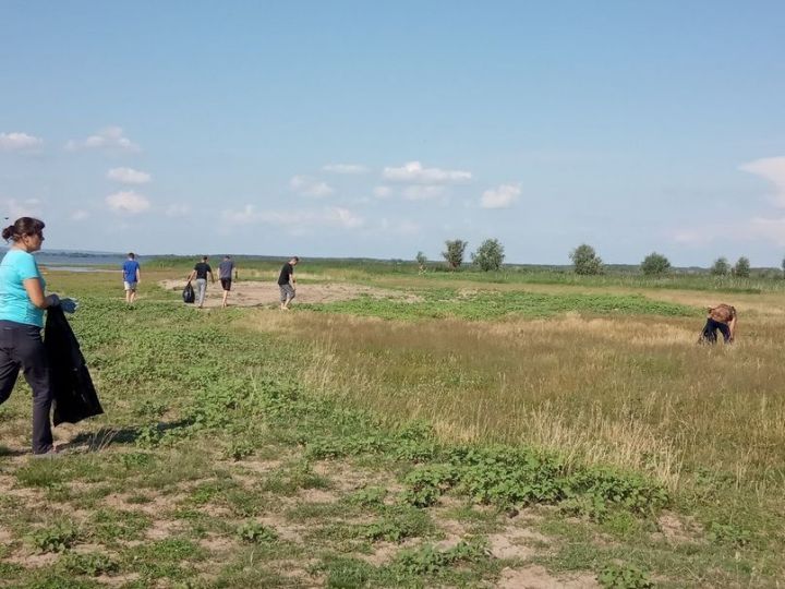 Акция "Чистый берег" прошла в Лебедино Алексеевского района