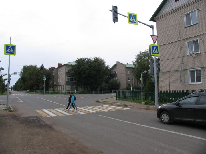 В Алексеевском районе установлен светофор