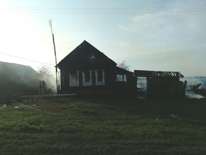 В пятницу в Алексеевском районе сгорел дом