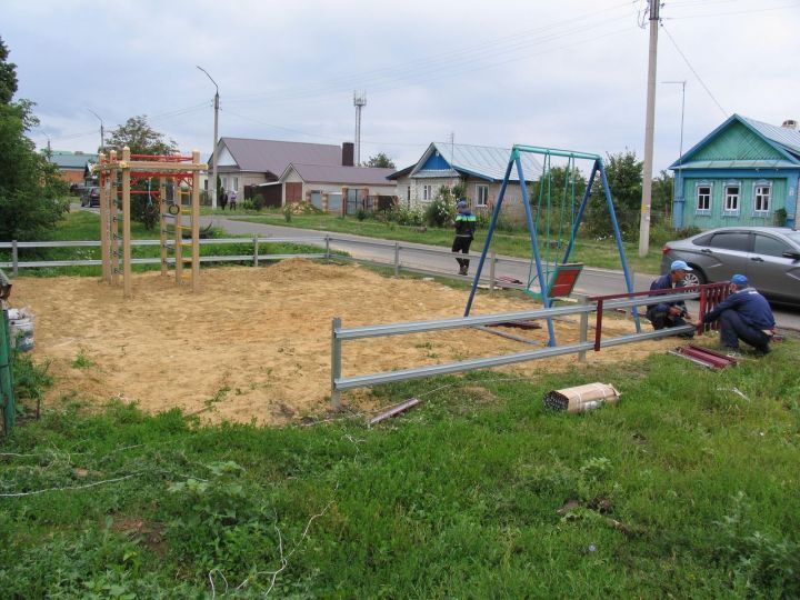 В Алексеевском районе состоится открытие детской площадки
