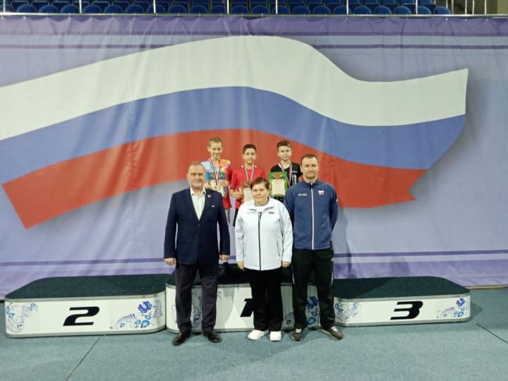 Бадминтонист из Алексеевского занял призовые места на Всероссийском турнире