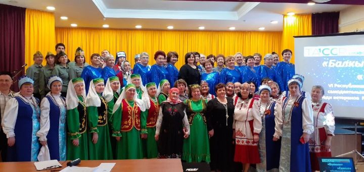 Ялкынский СДК принял участие в республиканском фестивале среди ветеранов "Балкыш-Сияние".