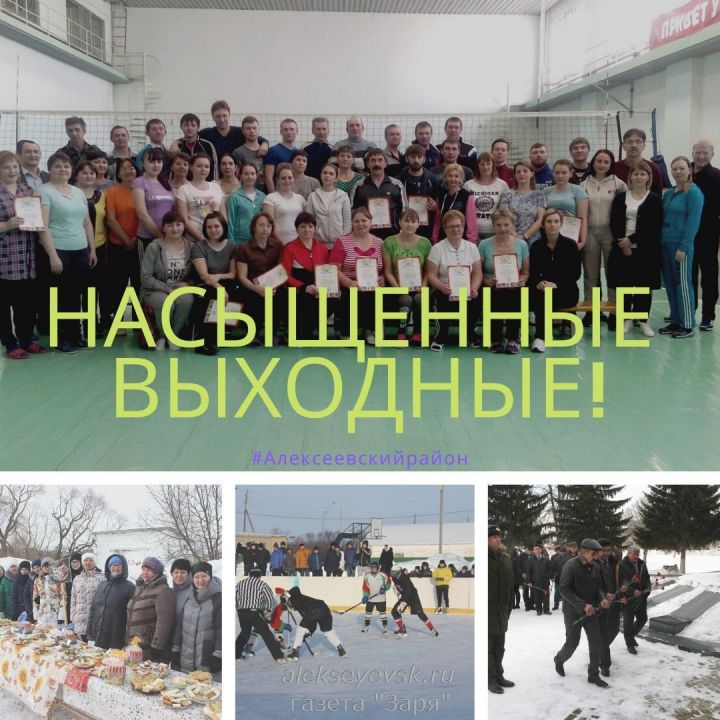 Жителей и гостей Алексеевского района ожидают насыщенные выходные
