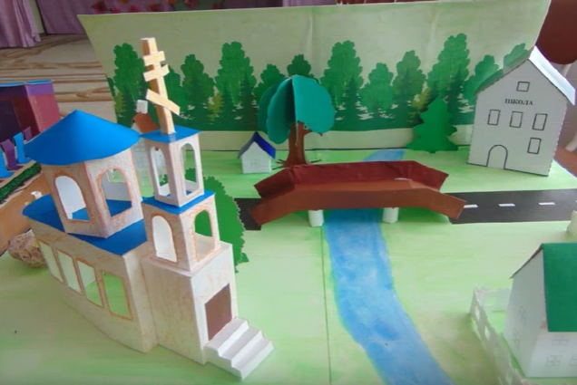 В детском саду «Петушок» состоялся конкурс макетов «Исторические места моей малой Родины»