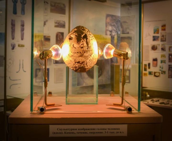 «Изюминка» Алексеевского музея – голова идола