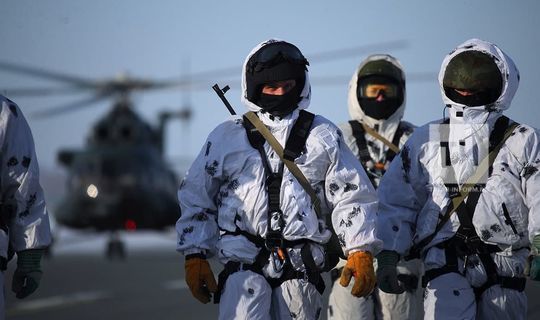 В Татарстане спецназовцы десантировались с вертолета