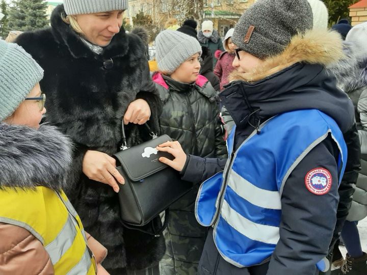 В Алексеевском провели акцию "Стань заметней на дороге!"