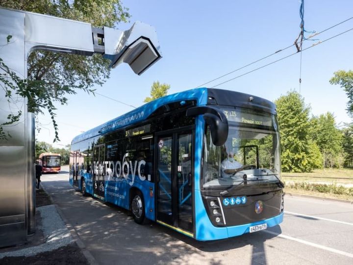 За месяц первый электробус Казани получил почти 700 положительных отзывов