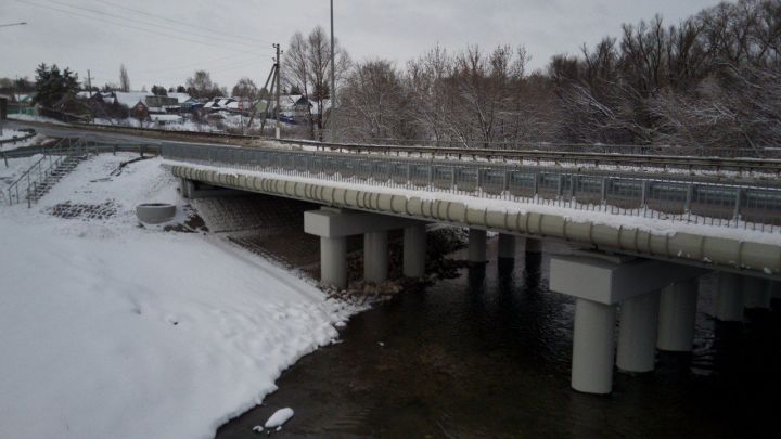 В Татарстане капитально отремонтировали 9 км автодороги Казань – Оренбург и мост через реку Кандыз