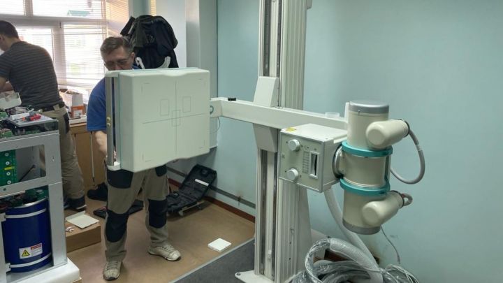 В Алексеевской поликлинике монтируют флюорограф