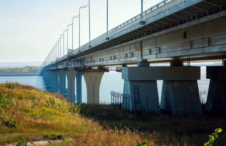 В Татарстане отремонтировали мост через Каму