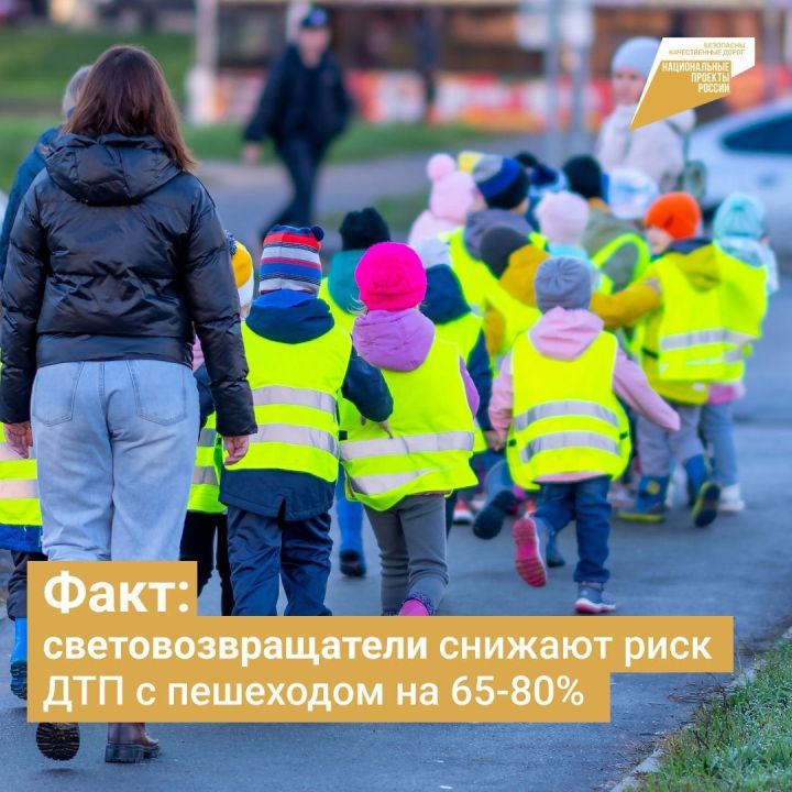 Световозвращающие элементы помогут избежать столкновения