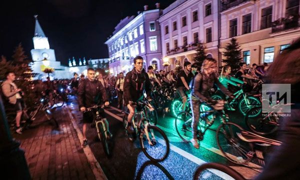 Участники «Ночного велофеста» в Казани проедут по объектам Универсиады-2013