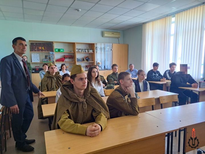Торжественное мероприятие к 9 мая в Алексеевском аграрном колледже