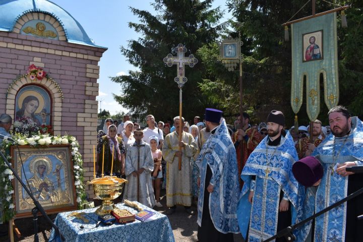 Алексеевцы встретили икону Ахтырской Божией Матери