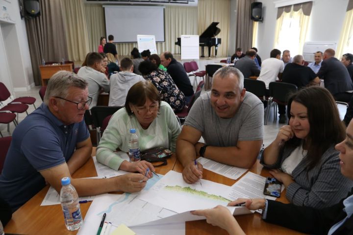 В Алексеевском состоялось первое общественное обсуждение концепции развития набережной реки Камы