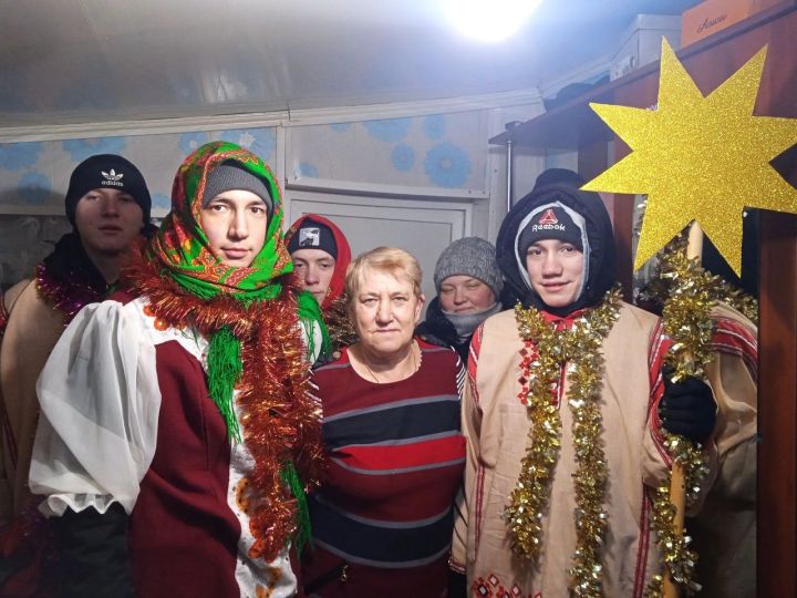 Рождественские колядки в Шаминском Доме культуры