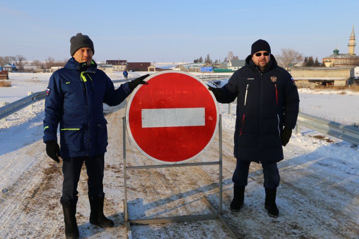 В Нижних Тиганах открыли мост после полной реконструкции