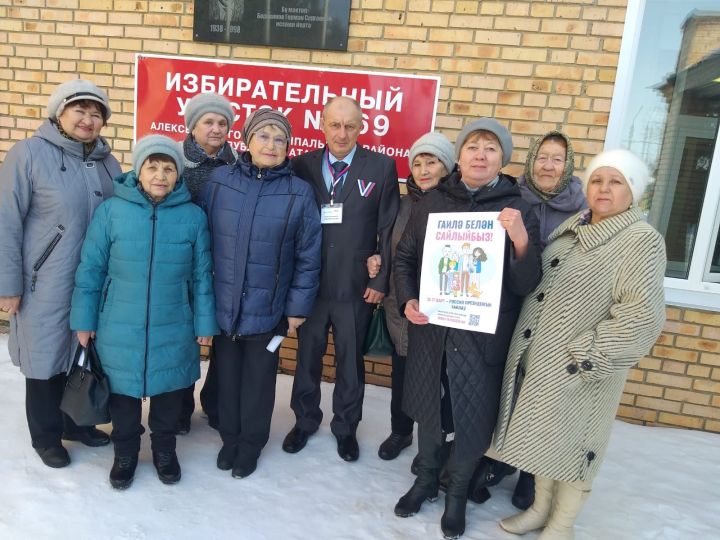 Активисты ТОС «Восточный» и Совет ветеранов проголосовали на выборах