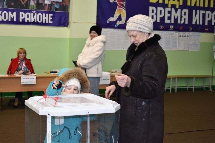 Общая явка на выборы Президента России на 9 утра составила 36,55%