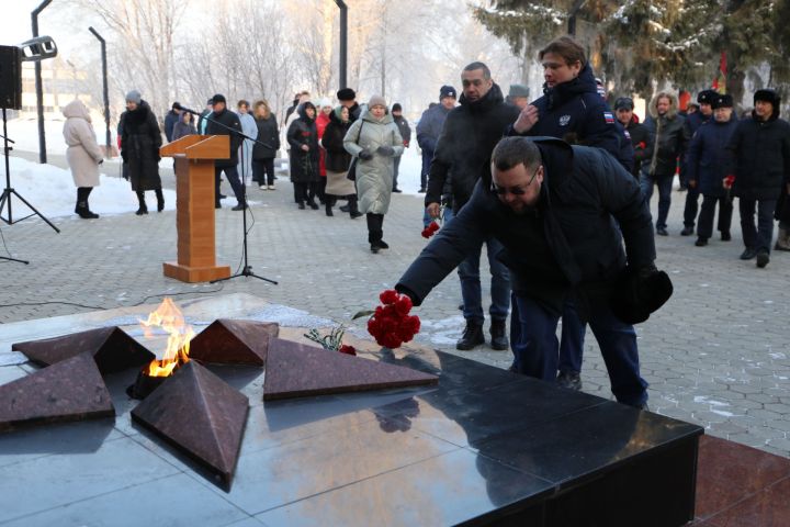 В Алексеевском прошел торжественный митинг в честь Дня защитника Отечества